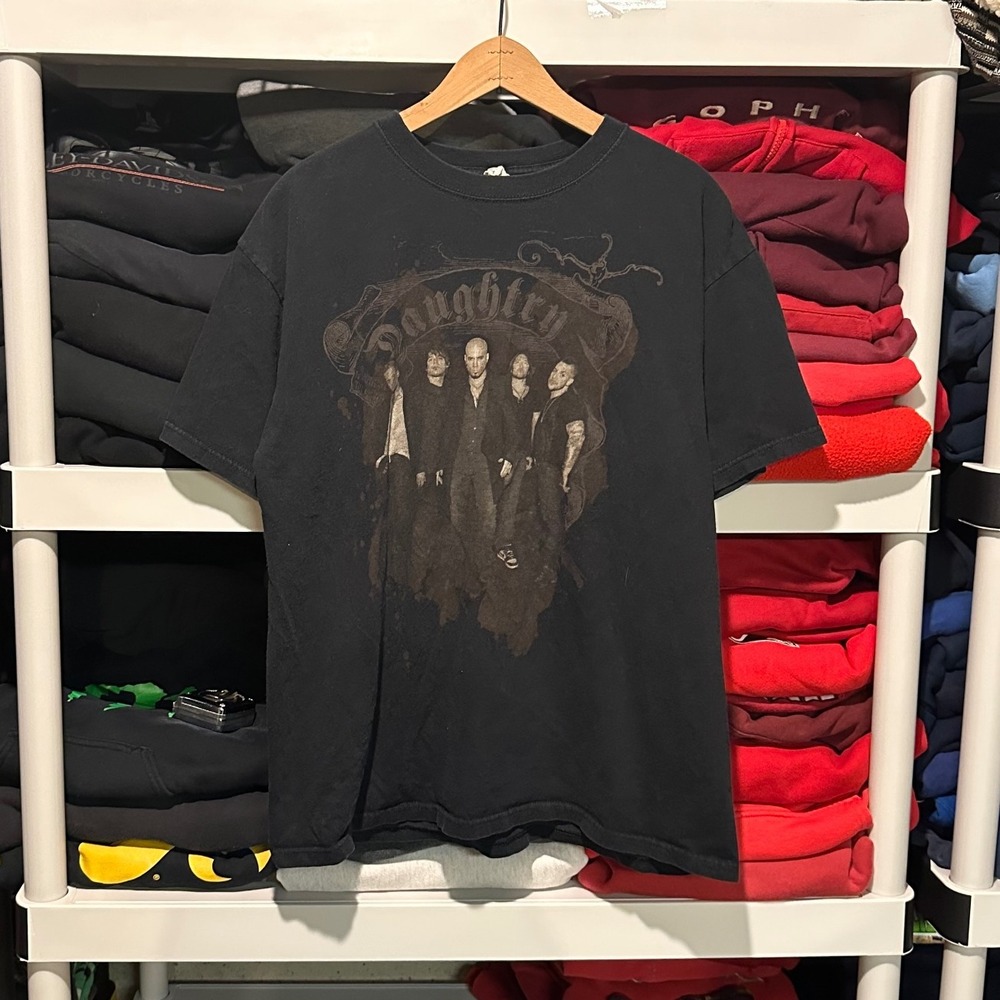 Vintage 2010 Daughtry Fader Band Concert Black Mens Large‎ Shirt